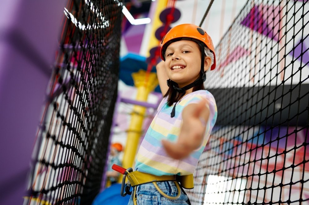 student on adventure holiday camp in summer or winter in malaysia