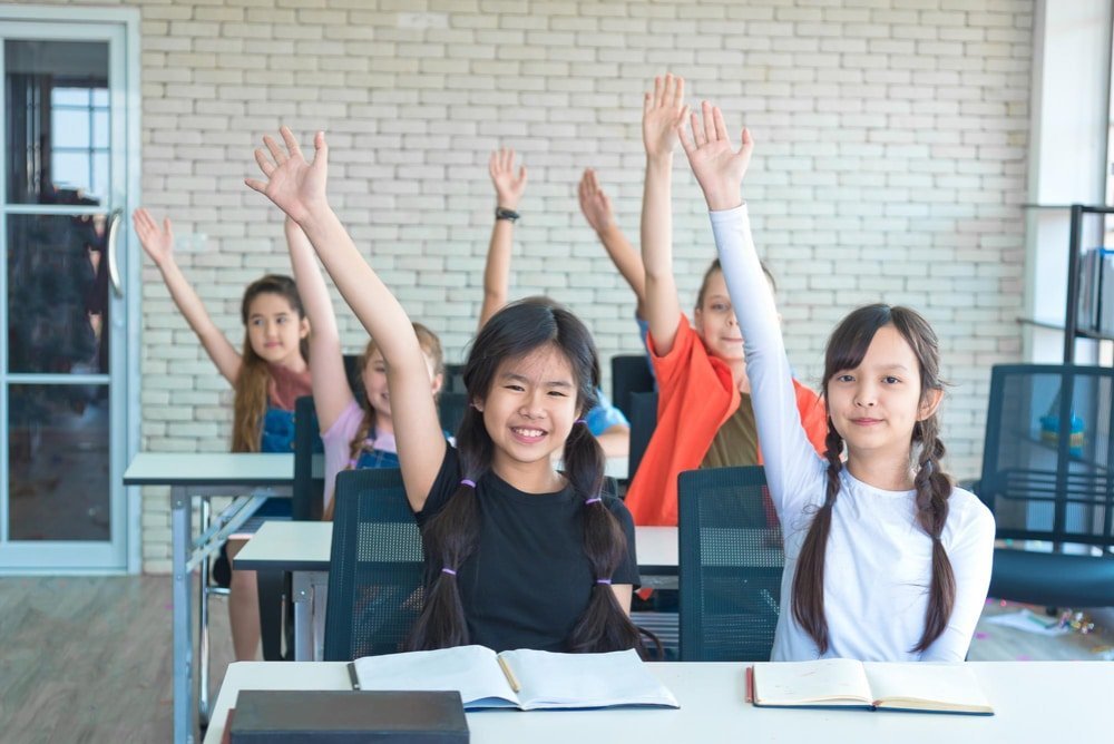 children enjoying summer winter school holiday camp in Kuala Lumpur 2027, learning English and building confidence